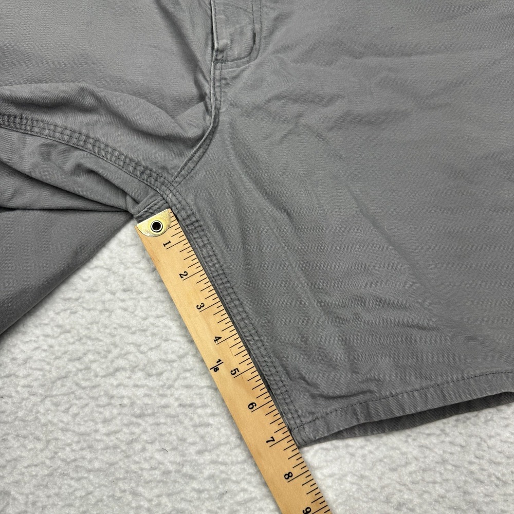 Vintage Carhartt Shorts Gray Canvas Carpenter B144 APH Workwear Men's Size 38 - Picture 4 of 10